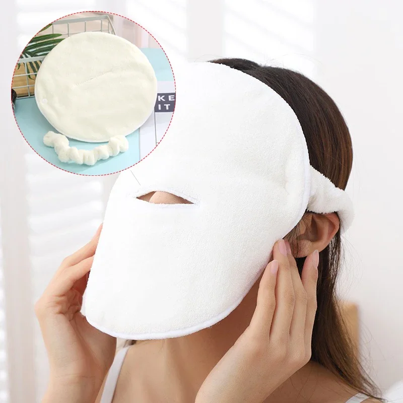 Luxury White Moisturizing Facial Towel for Beauty Salons - Image 6