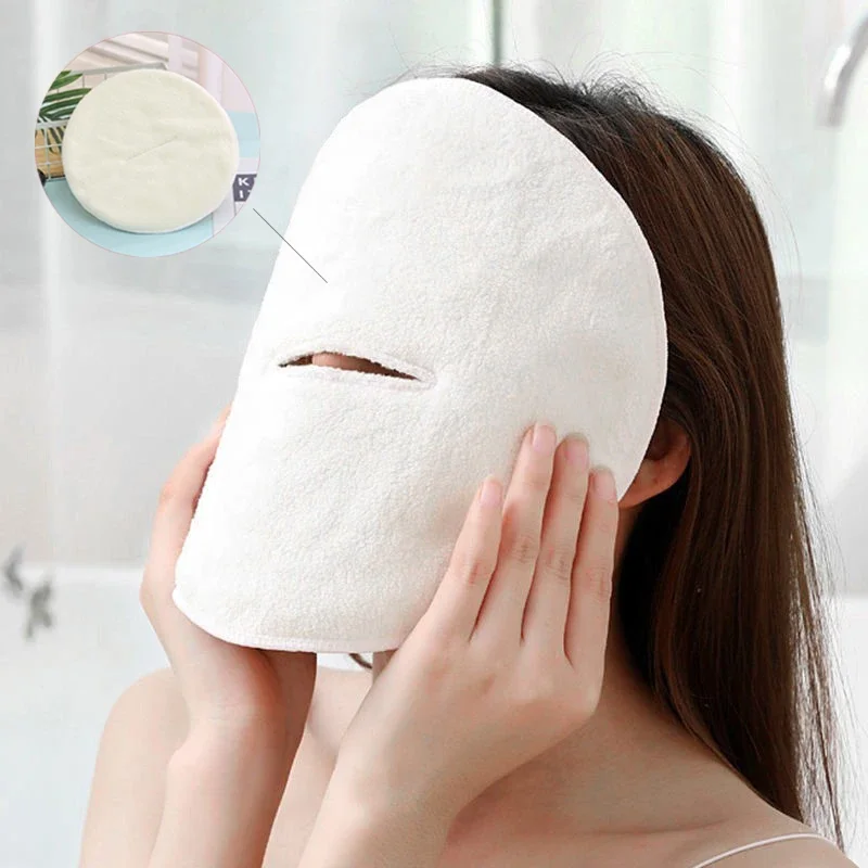 Luxury White Moisturizing Facial Towel for Beauty Salons - Image 13