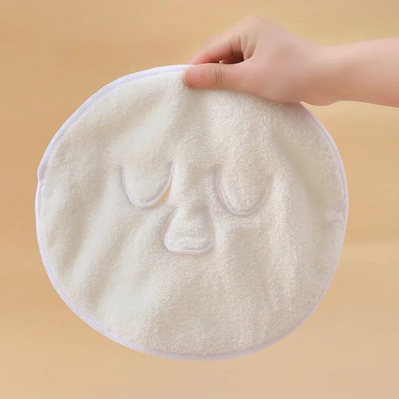 Luxury White Moisturizing Facial Towel for Beauty Salons - Image 5